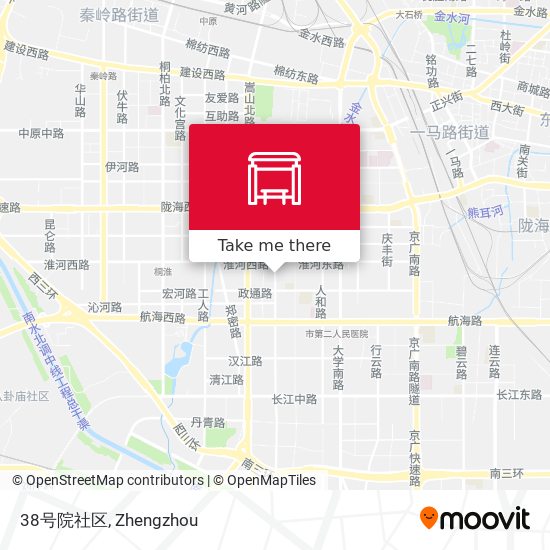 38号院社区 map