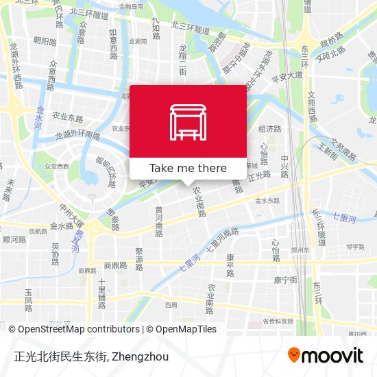 正光北街民生东街 map