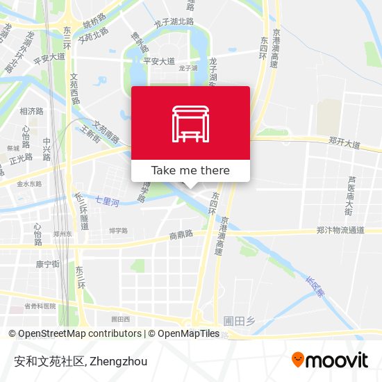 安和文苑社区 map