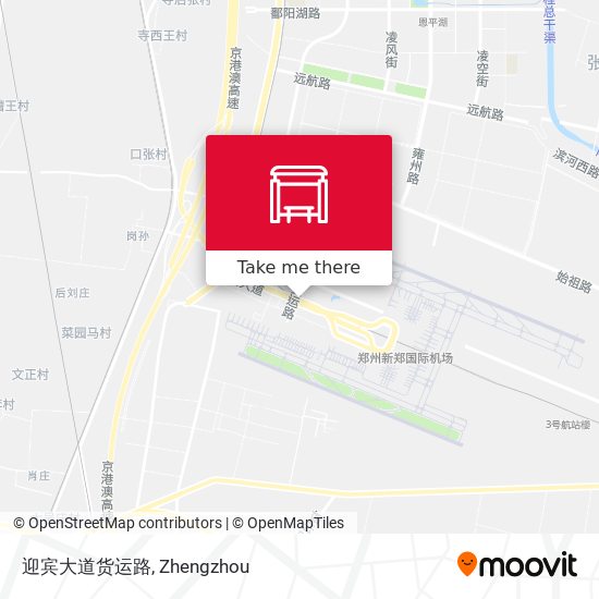迎宾大道货运路 map
