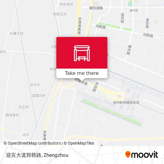 迎宾大道郑韩路 map