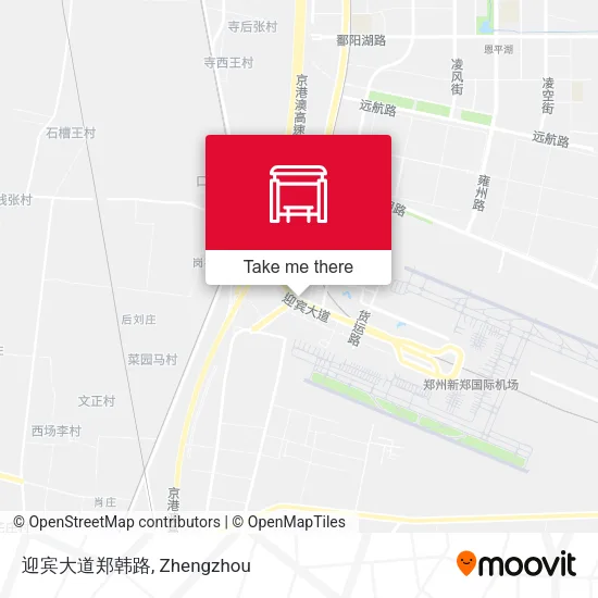 迎宾大道郑韩路 map