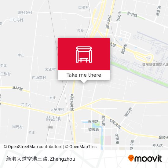 新港大道空港三路 map