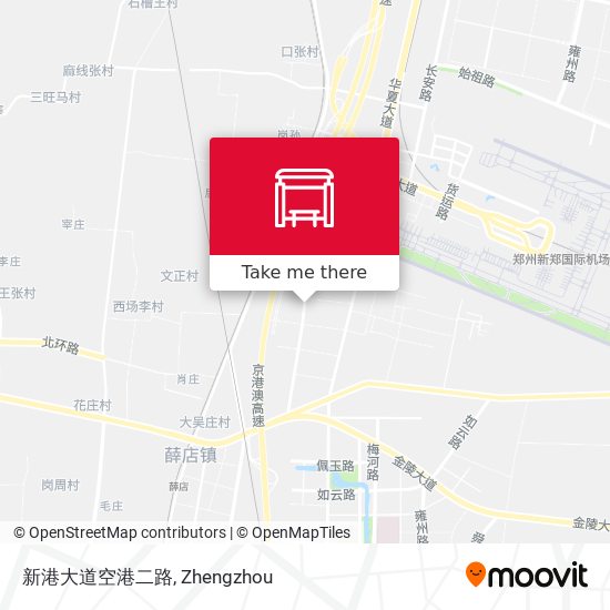 新港大道空港二路 map