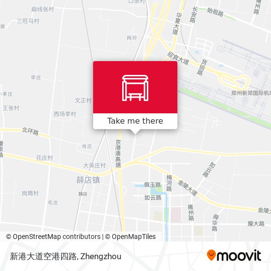 新港大道空港四路 map