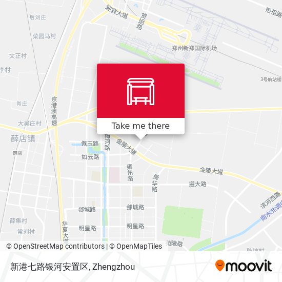 新港七路银河安置区 map