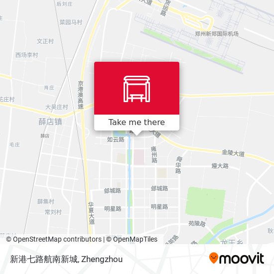 新港七路航南新城 map