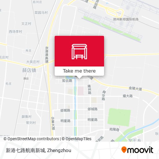 新港七路航南新城 map