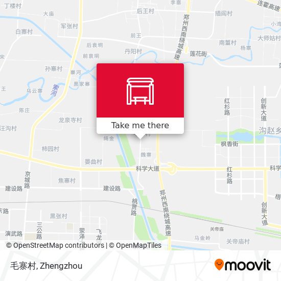 毛寨村 map