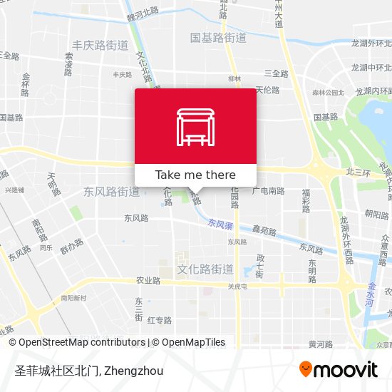 圣菲城社区北门 map