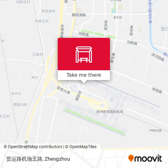 货运路机场五路 map
