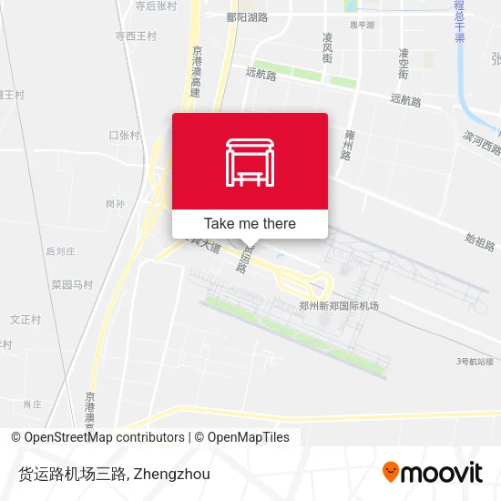 货运路机场三路 map