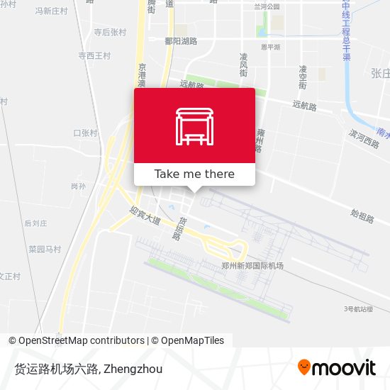 货运路机场六路 map