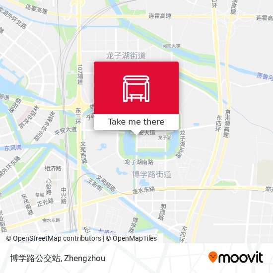 博学路公交站 map