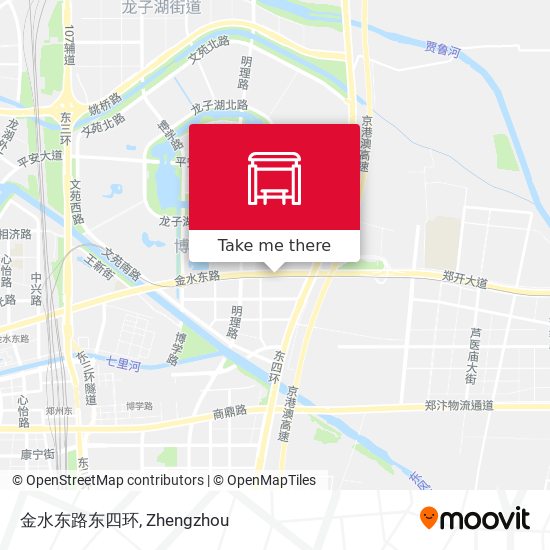 金水东路东四环 map