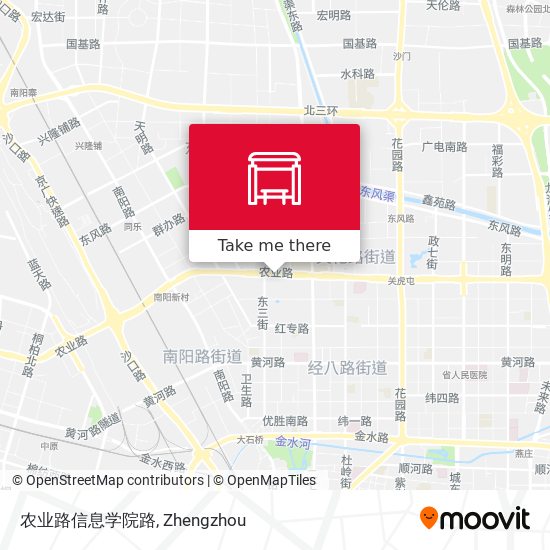 农业路信息学院路 map