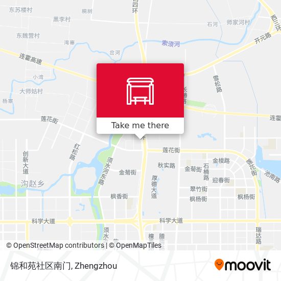 锦和苑社区南门 map