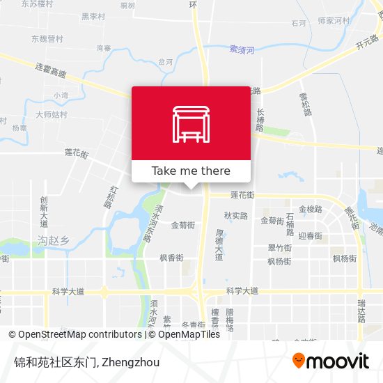 锦和苑社区东门 map