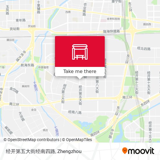 经开第五大街经南四路 map