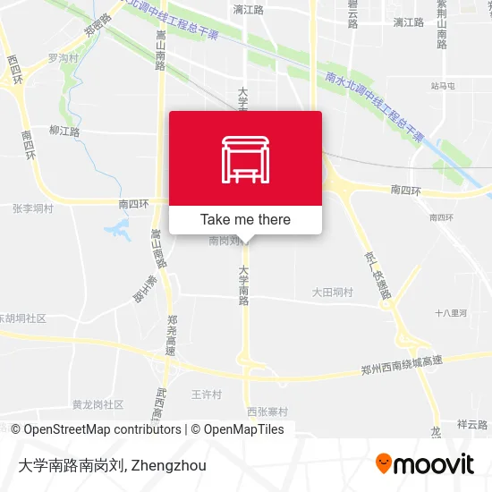 大学南路南岗刘 map
