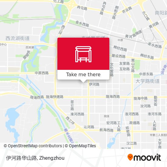 伊河路华山路 map