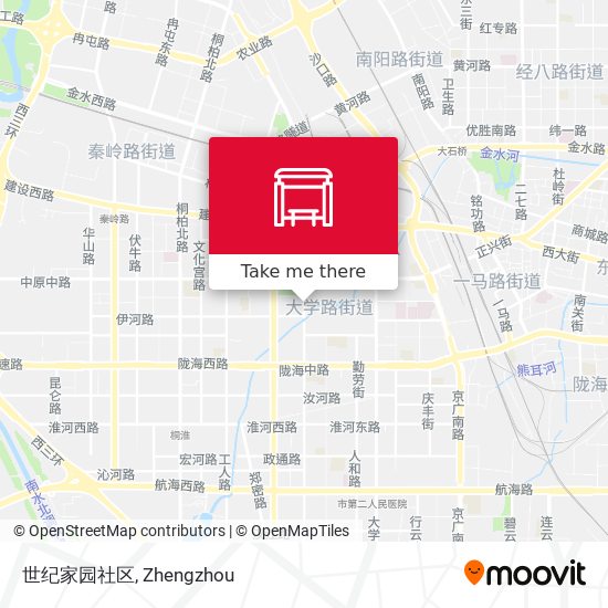 世纪家园社区 map