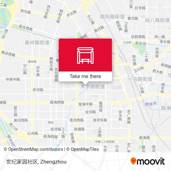 世纪家园社区 map