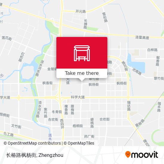 长椿路枫杨街 map