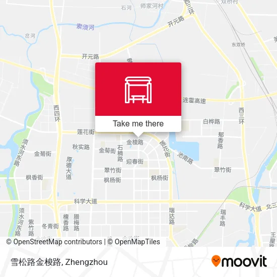 雪松路金梭路 map