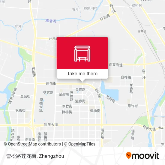 雪松路莲花街 map