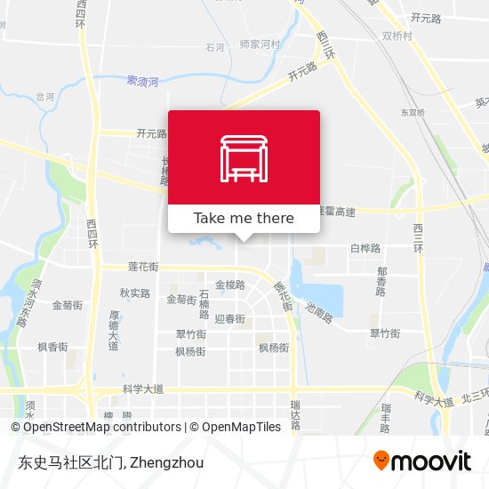 东史马社区北门 map