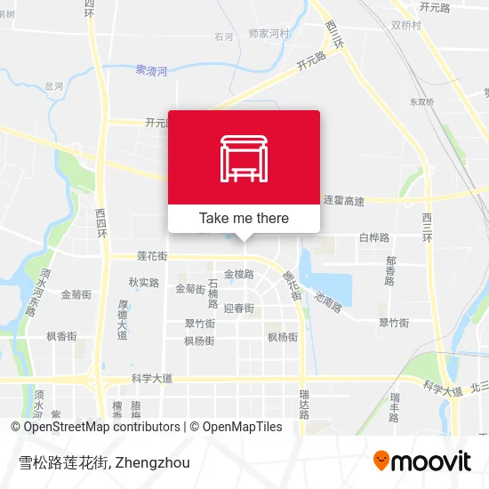 雪松路莲花街 map