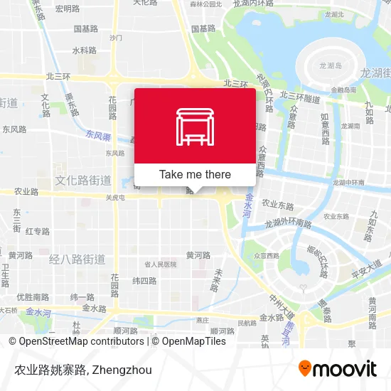 农业路姚寨路 map