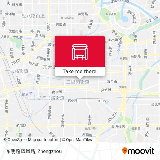 东明路凤凰路 map