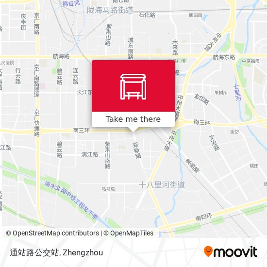 通站路公交站 map