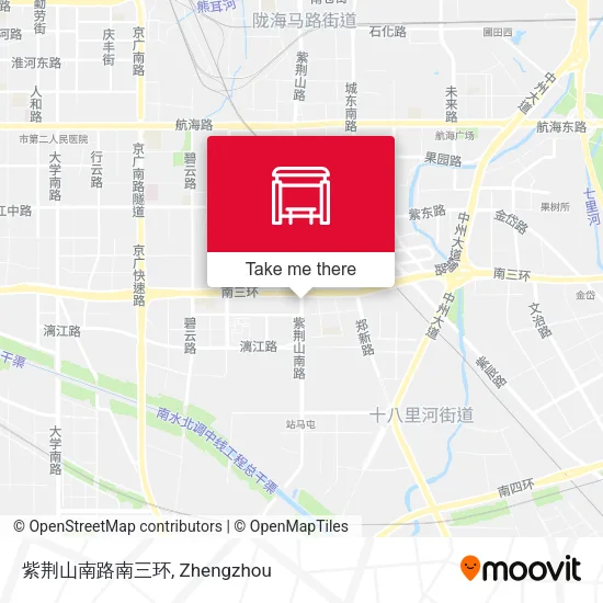 紫荆山南路南三环 map