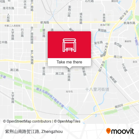 紫荆山南路贺江路 map