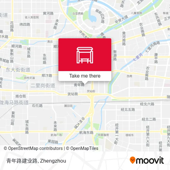 青年路建业路 map