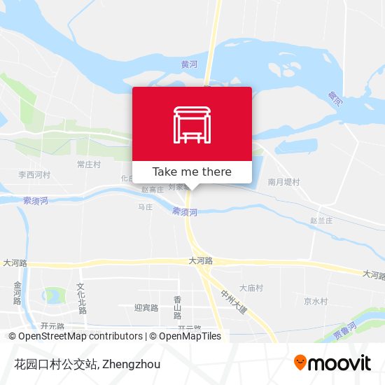 花园口村公交站 map