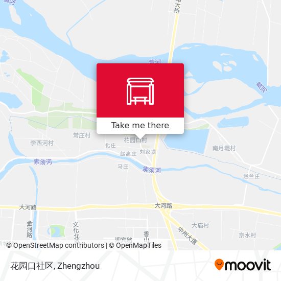 花园口社区 map