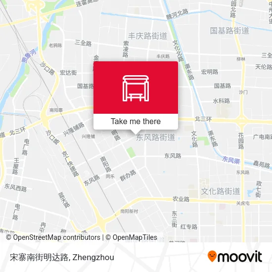 宋寨南街明达路 map