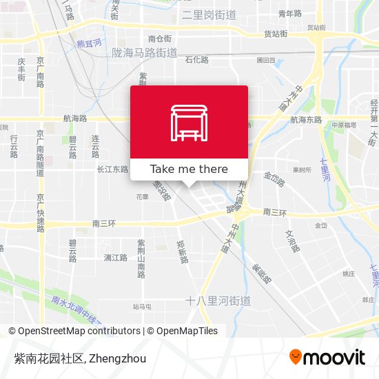 紫南花园社区 map