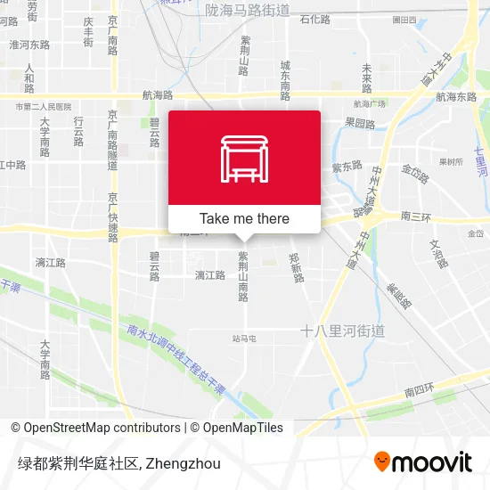 绿都紫荆华庭社区 map