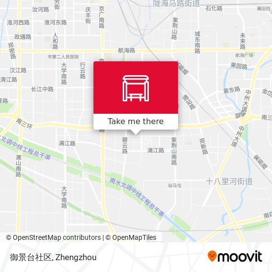 御景台社区 map