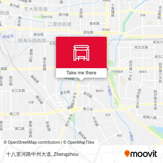十八里河路中州大道 map