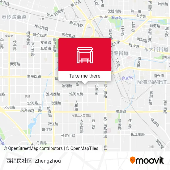 西福民社区 map