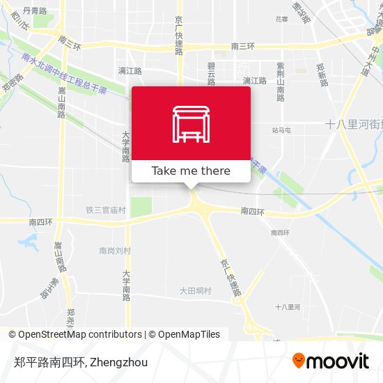 郑平路南四环 map