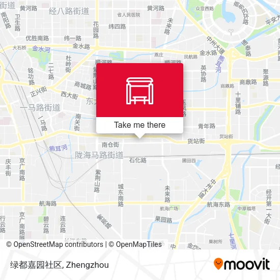 绿都嘉园社区 map