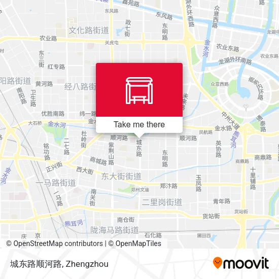 城东路顺河路 map