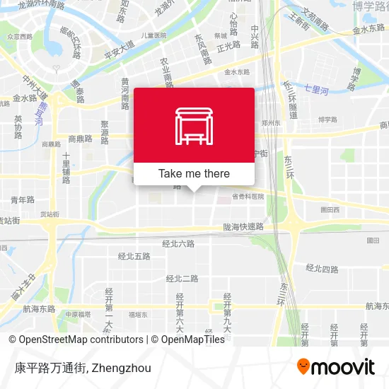 康平路万通街 map